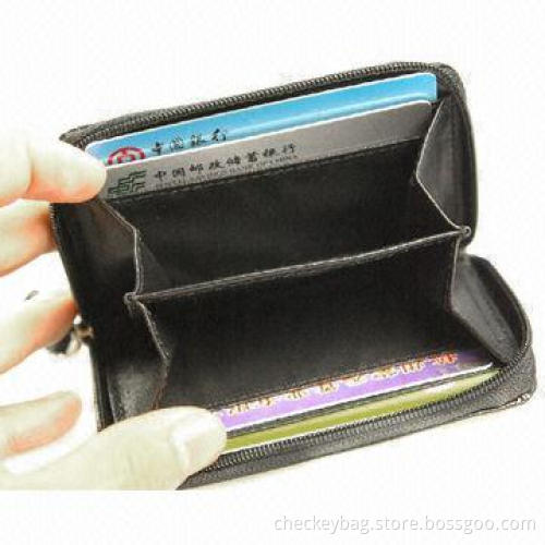 Coin purses, made of leather